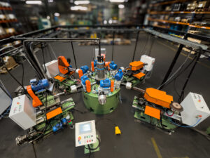 Macchina per satinatura interno pentole